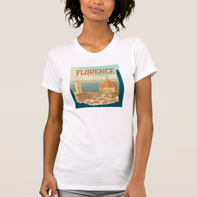 Florenz, Italien T-Shirt (Vorderseite)