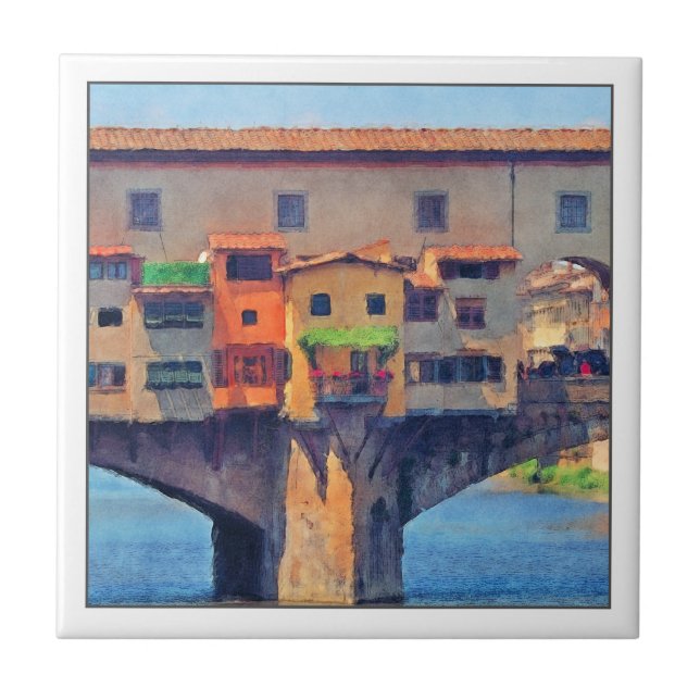 Florenz, Italien Tile Fliese (Vorderseite)