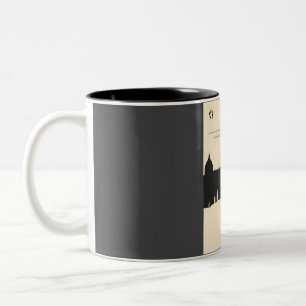 Florenz Italien Toskana Vintage Minimal Retro Buch Zweifarbige Tasse