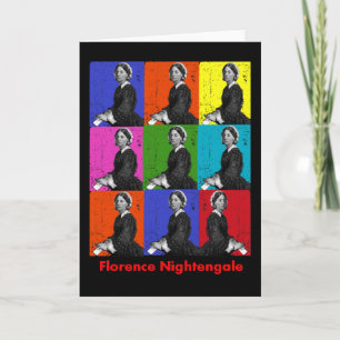 Florenz Nightengale POPART T - Shirt & Geschenke Karte