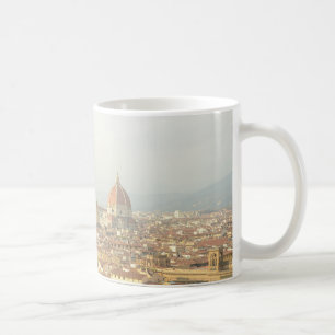 Florenz- oder Firenzeitalien Stadtbild Kaffeetasse