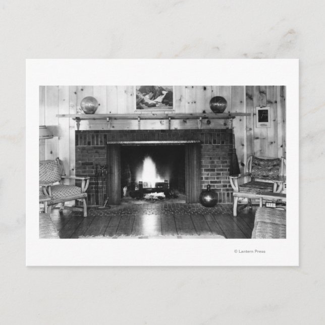 Florenz, Oregon Hotel Regan Lobby View Postkarte (Vorderseite)