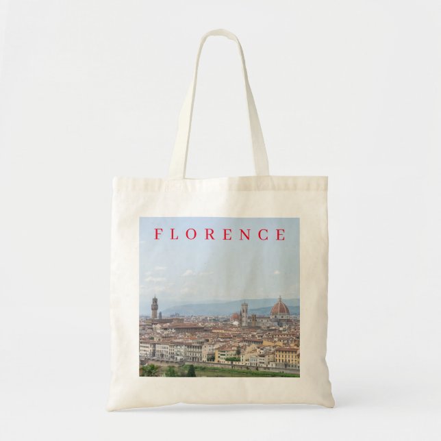 Florenz Panoramaaussicht Tosack Tragetasche (Vorne)