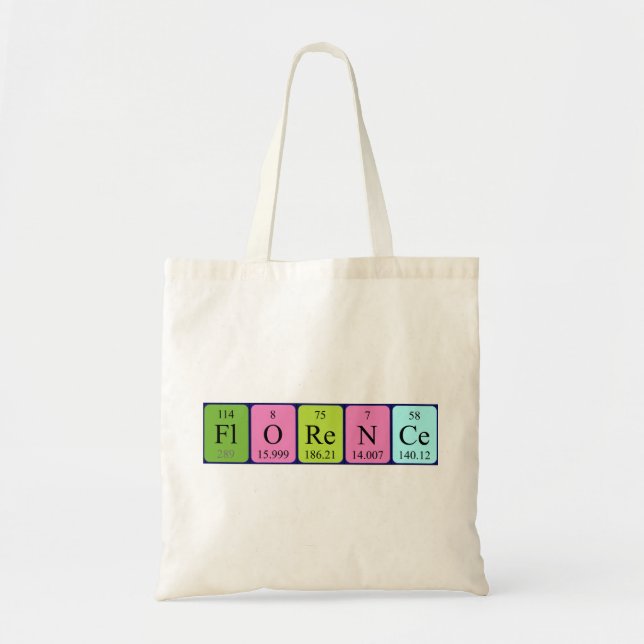 Florenz Periodischer Name der Tasche (Vorne)