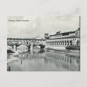 Florenz,    Ponte Vecchio Postkarte