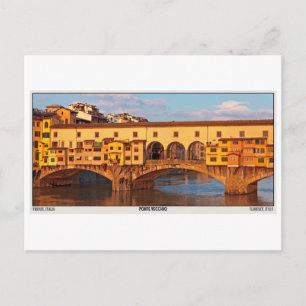 Florenz - Ponte Vecchio Postkarte