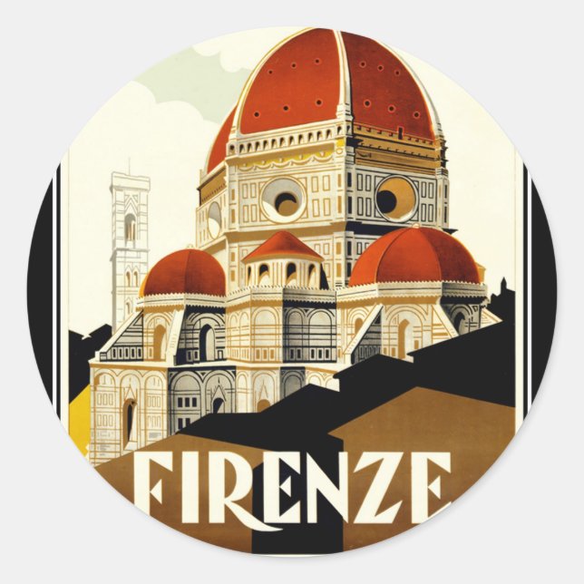 FLORENZ RUNDER AUFKLEBER (Vorderseite)