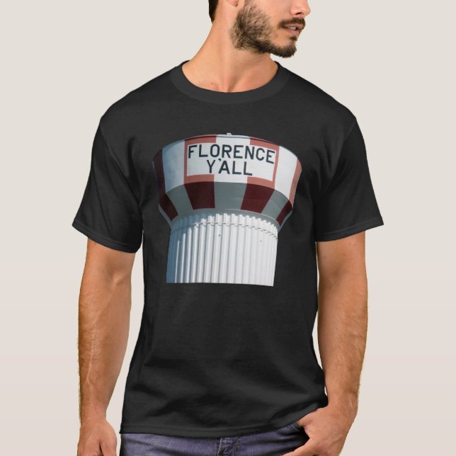 Florenz Sie berühmter Wasser-Turm-T - Shirt (Vorderseite)