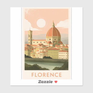 Florenz Stadtansicht Aufkleber