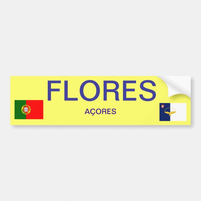Flores* Autoaufkleber (Vorne)