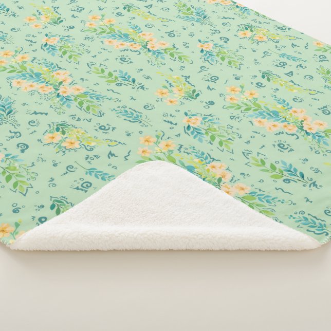 "Flores del campo" Sherpadecke (3/4)