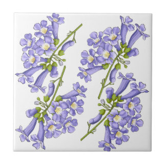 Flores do Brasil jacaranda Fliese