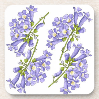 Flores do Brasil jacaranda Getränkeuntersetzer