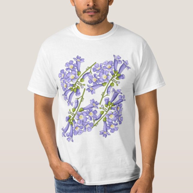Flores do Brasil jacaranda T-Shirt (Vorderseite)