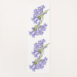 Flores do Brasil jacaranda Yogamatte