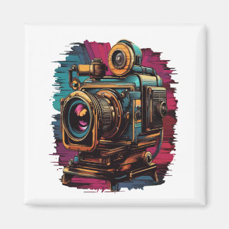 Flores do Passado: Uma Estampa Vintage que Encanta Magnet