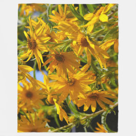 Flores en mi hierbas " Blume in meinem Unkraut " Fleecedecke