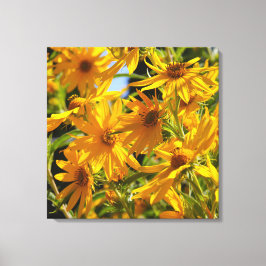 Flores en mi hierbas " Blume in meinem Unkraut " Leinwanddruck