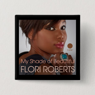 Flori Roberts Button (grobes Tuch)