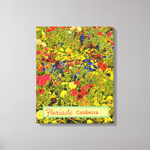 Floriade Canberra Australien Blume Festival Mohn Leinwanddruck