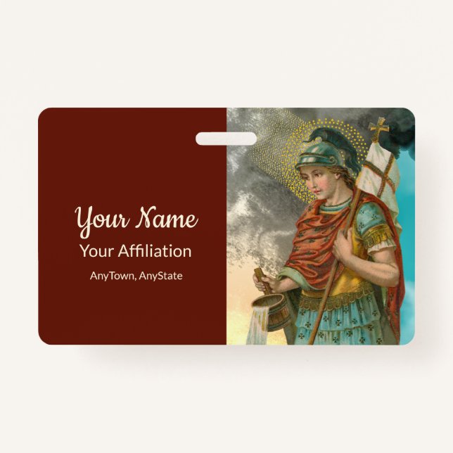 Florian mit Eimer (Rauch; M 019) Ausweis (Vorderseite)