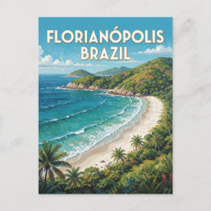 Florianópolis Brasilien Türkises Küstenparadies Postkarte