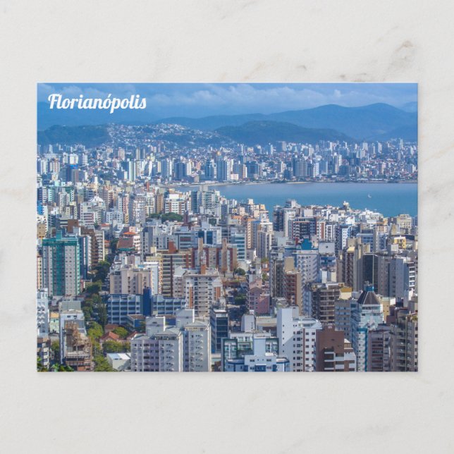 Florianópolis, Santa Catarina, Brasilien, Stadt Postkarte (Vorderseite)