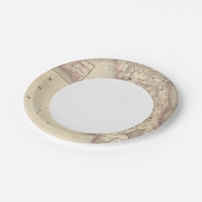 Florida 10 pappteller (Schrägansicht)