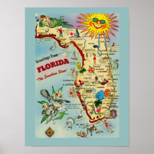 Florida 12x16 Poster Print