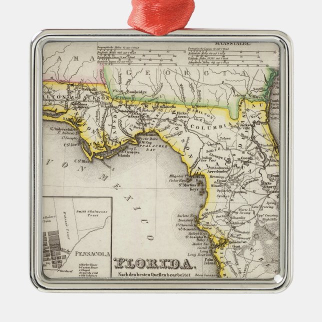 Florida 14 silbernes ornament (Vorne)