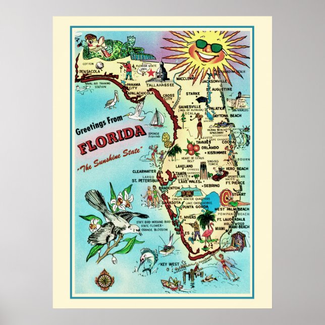 Florida 24x32 Poster Print (Vorne)