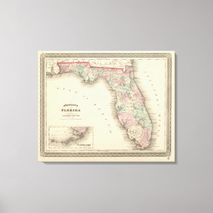 Florida 3 leinwanddruck