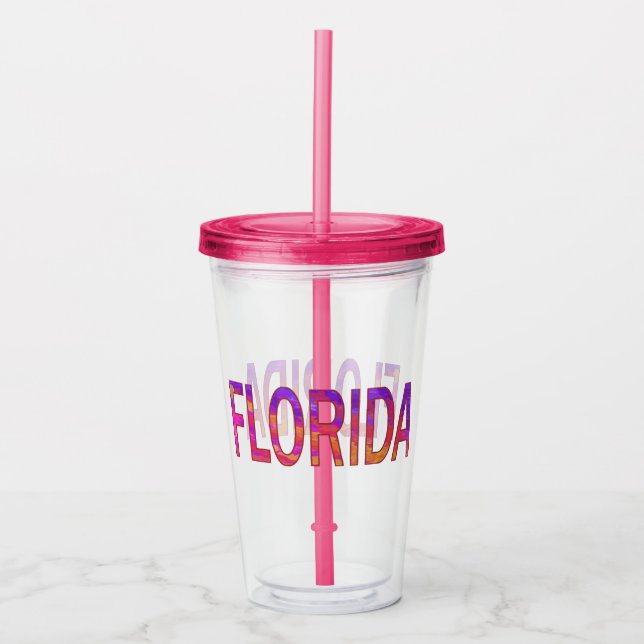 Florida Acryltrinkbecher (Vorderseite)