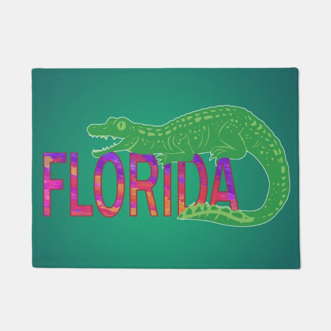 Florida Alligator Fußmatte (Vorderseite)
