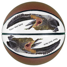 Florida-Alligator mit offenem Mund Basketball