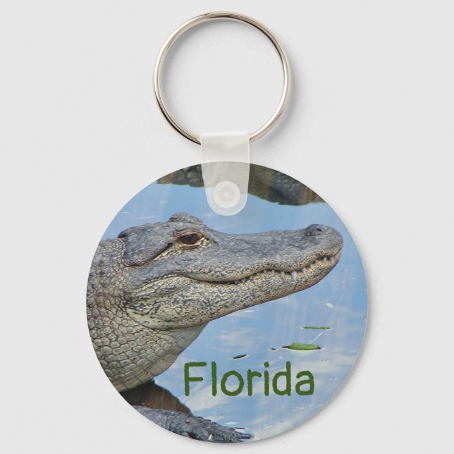 Florida Alligator Schlüsselkette Schlüsselanhänger (Vorderseite)
