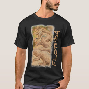 Florida alligator Typ Schwarzes Shirt