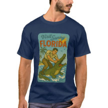 Florida-Alligator-Wrestling | Lustige Retro-Küsten