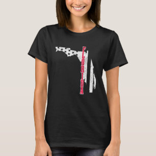 Florida American Flag Map Pride Patriotic 4. J T-Shirt