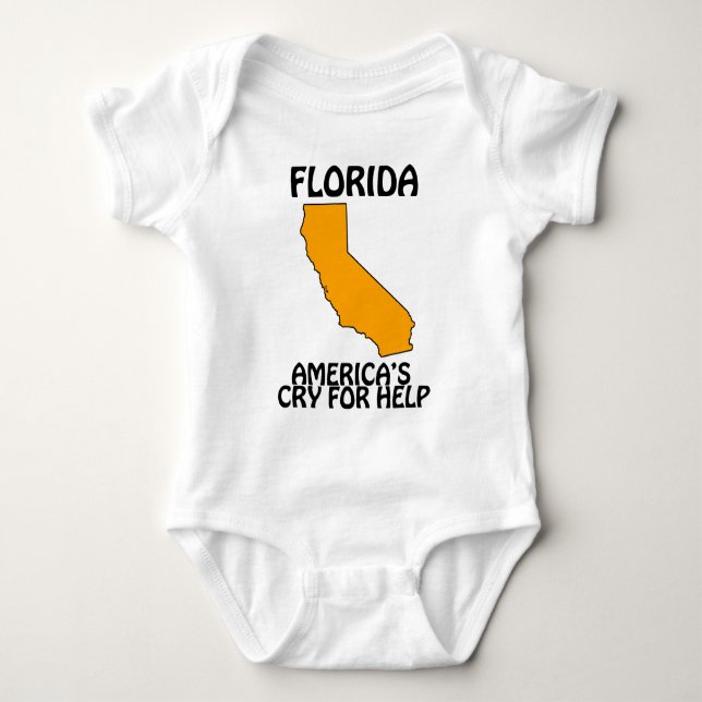 Florida - Amerikas Ruf nach Hilfe Baby Strampler (Vorderseite)
