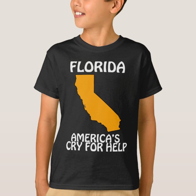 Florida - Amerikas Ruf nach Hilfe T-Shirt (Vorderseite)