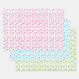 Florida Animal Toile Wrapping Paper Geschenkpapier Set