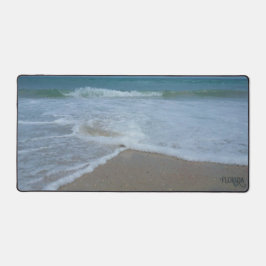 Florida Atlantic Ocean Beach Waves Natural Foto Schreibtischunterlage