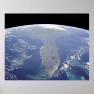 Florida aus dem Weltraumposter Poster