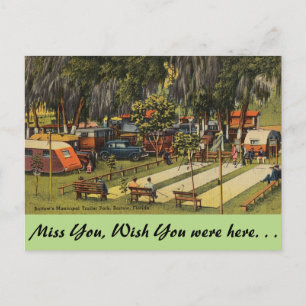 Florida, Bartow, Kommunaler Wohnwagenpark Postkarte