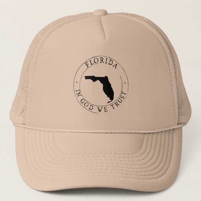 Florida Baseball Hat Truckerkappe (Vorderseite)