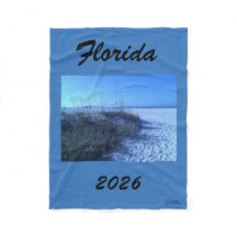 FLORIDA BEACH 2026 FLEECE BLANKET