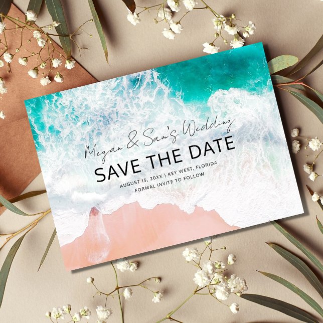 Florida Beach Hochzeit in Urlaubsort Save the Date (Von Creator hochgeladen)