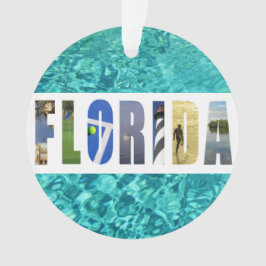 Florida Beach Ocean Reisen Fotos Weihnachten Ornament