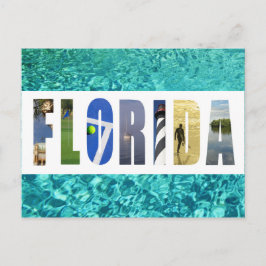 Florida Beach Ocean Travel Foto Postkarte